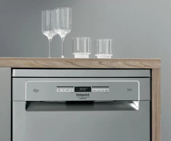Hotpoint Ariston HFO 3O32 CWX Freestanding dishwasher cm. 60 - 14 covered - stainless steel - Image 3