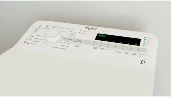 Whirlpool NTDLR 7220SS PL/N top loading washing machine cm. 40 - capacity 7 kg - white - Image 5