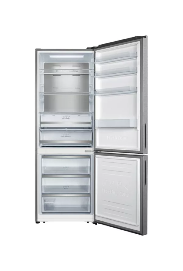 Hisense RB645N4BIE Freestanding refrigerator with freezer - cm. 70 hours. 200 - lit. 495 - stainless steel - Image 2