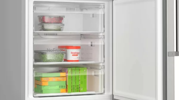 Bosch KGN49AICT Series 6 Freestanding refrigerator with freezer - cm. 70 hours 203 - lt. 440 - anti-fingerprint stainless steel - Image 5