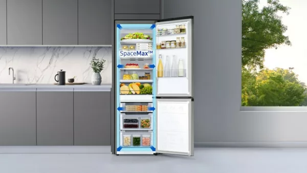 Samsung RB33B610EWW Freestanding refrigerator with freezer – cm. 60 hours 185 - l. 344 - white - Image 4