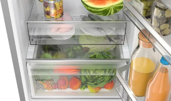 Bosch KGN367LDF Series 4 Freestanding refrigerator with freezer – cm. 60 hours 186 - l. 321 – stainless steel - Image 5